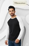 Premium 100% Cotton Unisex Long Sleeve T-Shirt with Contrast Sleeves Premium 100% Cotton Unisex Long Sleeve T-Shirt with Contrast Sleeves