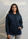 Unisex Heavyweight Cotton 100% Hoodie - Unique Stone Fade Texture (Navy Blue) Unisex Heavyweight Cotton 100% Hoodie - Unique Stone Fade Texture (Navy Blue)