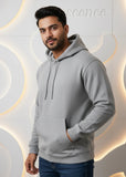Unisex Hooded Sweatshirt - Premium 100% Cotton Sweatshirt (Grey Melange) Unisex Hooded Sweatshirt - Premium 100% Cotton Sweatshirt (Grey Melange)