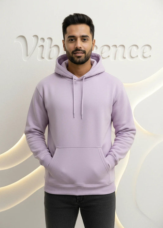 Unisex Hooded Sweatshirt - Premium 100% Cotton Sweatshirt (Light Baby Pink)