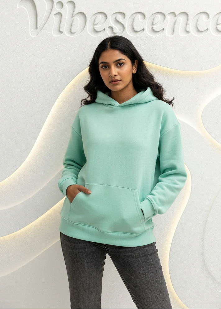 Unisex Hooded Sweatshirt - Premium 100% Cotton Sweatshirt (Mint) Unisex Hooded Sweatshirt - Premium 100% Cotton Sweatshirt (Mint)