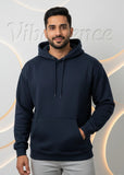 Unisex Hooded Sweatshirt - Premium 100% Cotton Sweatshirt (Navy Blue) Unisex Hooded Sweatshirt - Premium 100% Cotton Sweatshirt (Navy Blue)