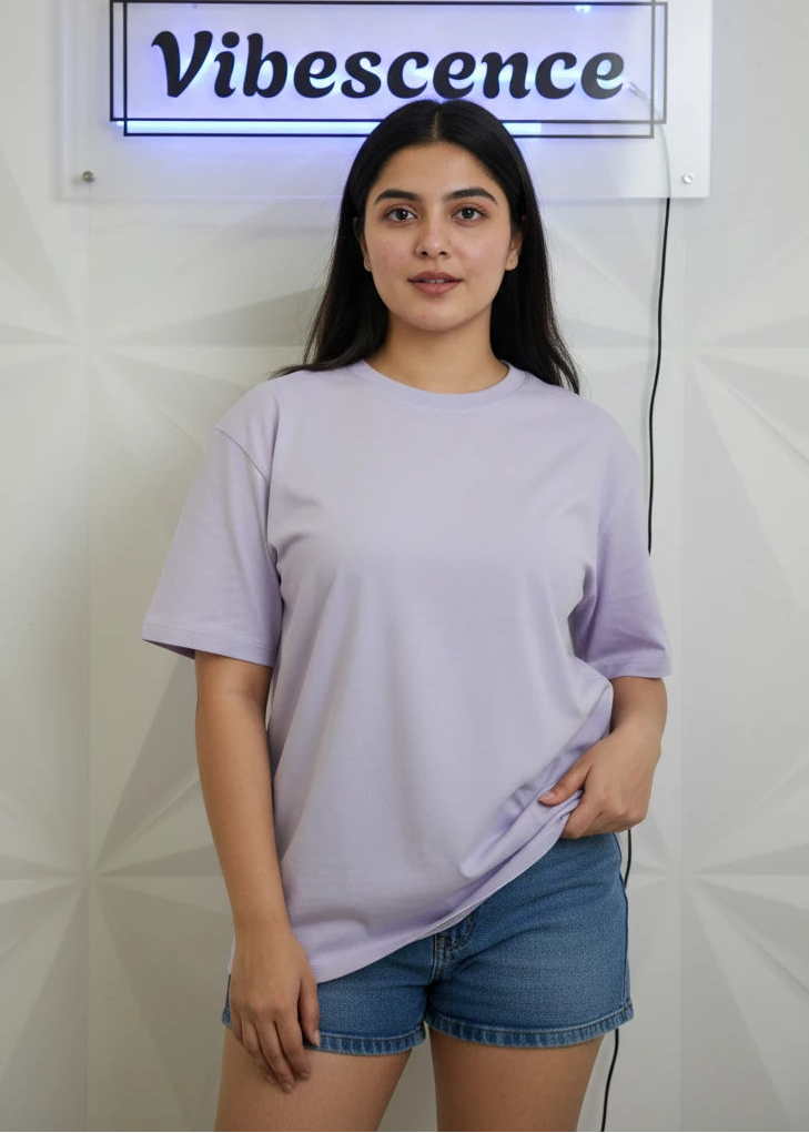 Unisex Premium Cotton Stretch T-Shirt (Lavender) Unisex Premium Cotton Stretch T-Shirt (Lavender)