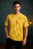 Unisex Tie Dye Oversized T-Shirt – 260 GSM Premium (Yellow) Unisex Tie Dye Oversized T-Shirt – 260 GSM Premium (Yellow)