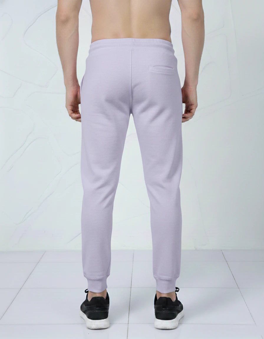 Unisex Joggers Relaxed Fit Soft Cotton (Lavender) Unisex Joggers Relaxed Fit Soft Cotton (Lavender)