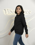 Unisex Cotton Hoodie for Kids - Play-Ready Comfort Sweatshirt (Black) Unisex Cotton Hoodie for Kids - Play-Ready Comfort Sweatshirt (Black)