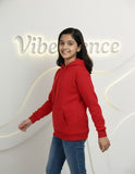 Unisex Cotton Hoodie for Kids - Play-Ready Comfort Sweatshirt (Red) Unisex Cotton Hoodie for Kids - Play-Ready Comfort Sweatshirt (Red)