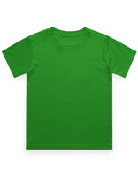 Boy’s Cotton Crew Neck T-Shirt – Pre-Shrunk & Long-Lasting (Flag Green)