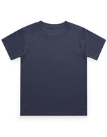 Boy’s Cotton Crew Neck T-Shirt – Pre-Shrunk & Long-Lasting (Navy Blue)