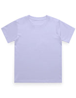 Boy’s Cotton Crew Neck T-Shirt – Pre-Shrunk & Long-Lasting (Lavender)