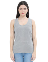 Everyday Essential Women’s Tank Top - Comfortable & Durable Cotton (Grey Melange)