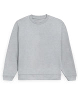 Unisex Premium Sweatshirt – Bio-Washed & Pre-Shrunk, 100% Cotton (Grey Melange)