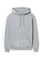 Unisex Hooded Sweatshirt - Premium 100% Cotton Sweatshirt (Grey Melange