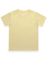 Boy’s Cotton Crew Neck T-Shirt – Pre-Shrunk & Long-Lasting (Beige)
