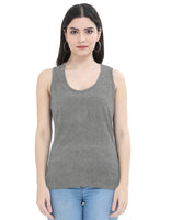 Everyday Essential Women’s Tank Top - Comfortable & Durable Cotton (Charcoal Melange)