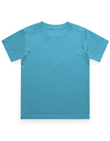 Boy’s Cotton Crew Neck T-Shirt – Pre-Shrunk & Long-Lasting (Sky Blue)