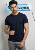 Premium Supima Cotton Plain T-Shirt for Men & Women (Navy Blue)
