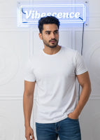 Premium Supima Cotton Plain T-Shirt for Men & Women (White)