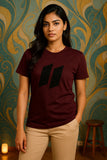 Unisex Cotton T-Shirt – Luxury Dark Stripes Design