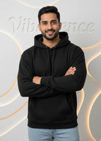 Unisex Hooded Sweatshirt - Premium 100% Cotton Sweatshirt (Black)