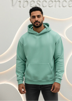 Unisex Hooded Sweatshirt - Premium 100% Cotton Sweatshirt (Mint)