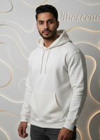 Unisex Hooded Sweatshirt - Premium 100% Cotton Sweatshirt (White)