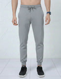 Unisex Joggers Relaxed Fit Soft Cotton (Grey Melange)