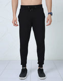 Unisex Joggers Relaxed Fit Soft Cotton (Black)