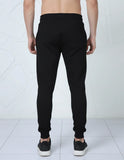 Unisex Joggers Relaxed Fit Soft Cotton (Black)